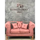 Sua Logo Em Acrílico Rose Gold Espelhado 1 M