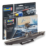 Submarino German Type Vii C 41 Model Set Revell 65154 1 350