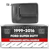 Substituição De Maçaneta Externa Externa Externa Para Caminhonete Ford 1999 2015 Super Duty Cabe No Lado Traseiro Direito Do Passageiro Do Caminhão F 250 F 350 F 450 F 550 Preto Texturizado 