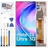 Substituição De Tela INCELL Para Samsung Galaxy Note 20 Ultra 4G-5G SM-N985 SM-N986 Display LCD Touch Digitalizador Vidro Peças De Reparo Com Ferramentas -bronze Com Moldura- Sem Impressão Digital-