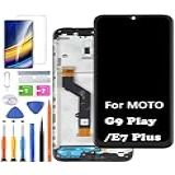 Substituição De Tela Para Motorola Moto G9 Play E7 Plus XT2083 XT2083 1 XT2081 1 XT2081 2 Display LCD Touch Digitalizador Com Moldura Com Ferramentas De Peça De Reparo