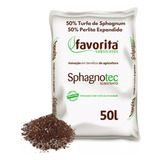 Substrato Sphagnotec 50 50 Turfa Perlita 50 Litros