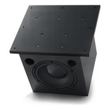 Subwoofer Ativo Aat Cube Invisible 8 200w Rms Preto
