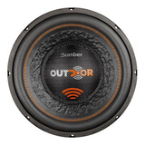 Subwoofer Bomber 12 Pol  Outdoor 1200w Rms 4 Ohms Cor Preto