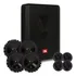 Subwoofer Jbl Amplificado Sw8ams + Par Kit Duas Vias Jbl Vfx Cor Preto