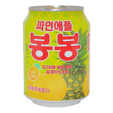 Suco De Abacaxi Com Pedaços Bonbon Haitai 238ml Coreano