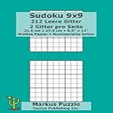Sudoku 9x9   212 Leere Gitter  2 Gitter Pro Seite  21 6 Cm X 27 9 Cm  8 5  X 11   Weißes Papier  Seitenzahlen  Su Doku  Nanpure  9 X 9 Rätseltafel