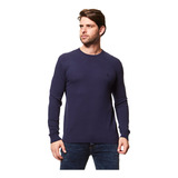 Suéter Casual Masculino Tricot Gola Careca Algodão Reserva