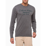 Sueter Cinza Calvin Klein Jeans