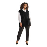 Sueter Colete Blusa Feminina Plus Size Tricot