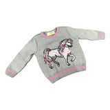 Sueter Com Brilhos Cavalo