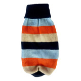 Sueter De Lã Roupa Cachorro Cães Pet Listrado Tam 00 A 5