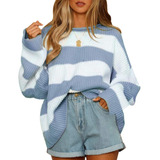 Sueter Feminino Listrado De
