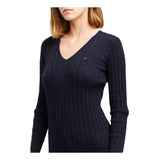Sueter Feminino Preto Tommy