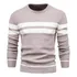 Suéter Masculino Casual De Malha Listrada