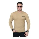 Suéter Tommy Hilfiger Gola Com Ponta Monótipo Masculino