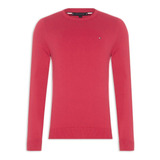 Suéter Tommy Hilfiger Manga Longa Tricot Wcc Signature Crew