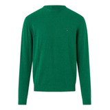 Suéter Tommy Hilfiger Manga Longa Tricot Wcc Signature Verde