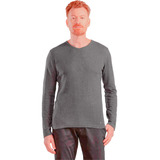 Suéter Tricot Aramis Gola V Cinza Mescla Masculino