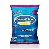 Sulfato De Aluminio Redutor De PH 2Kg Para Tratamento E Limpeza De Piscina Azulejo Vinil Fibra Neofata Neoclor