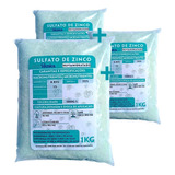 Sulfato De Zinco Adubo Solúvel Solução Nutritiva 3kg