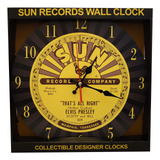 Sun Records Elvis Presley Clock Tudo Bem Produtos Do Meio