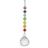 Suncatcher Cristal   Filtro De Luz   Captador De Energia   Pêndulo Fengshui   Rainbow Chacras   Harmonia Zen   Artesanal