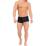 Sunga Boxer Adulto Moda Praia Proteção Uv50 Branca