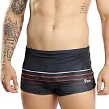 Sunga Boxer Estampada Lycra Adulto Larga Praia Piscina Tecido Elástico Forro Macio BR Alfa GG Regular RUBRO