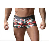 Sunga Boxer Grigo Collection Bandeiras Com Bolso Lançamento