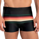 Sunga Boxer Hang Loose Masculina Praia Verão Gradiente Uv 50