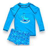 Sunga Boxer Infantil Juvenil camisa Proteção Solar Uv 50