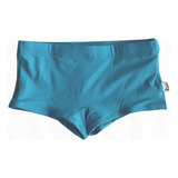 Sunga Boxer Infantil Natação Proteção Uv Azul Cecí