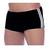 Sunga Boxer Masculina Adulto Confortavel Moda Praia Piscina Nadar Mergulhar Verão Cachoeira -BR- Alfa- P- Regular- Preto-