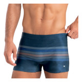 Sunga Boxer Mash Estampada Moda Praia Adulto Original Verão
