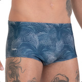 Sunga Folhagem Mash Dry Fast Moda Praia Masculino Adulto