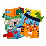 Sunga Infantil Menino Boxer Proteção Solar Uv Estampadas
