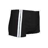Sunga Masculina Praia Verão Listras Moda Boxer BR Alfa G Regular Preto