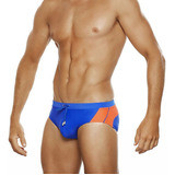Sunga Slim Azul Laranja