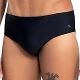 Sunga Slim Básica Mash Lycra Xtra UV50 Moda Praia 2024 Masculino Adulto Preto G