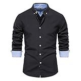 SUNLON Camisas Masculino Camisa Social