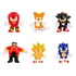 Sunny Brinquedos Goo Jit Zu Pack Com 6 Mini Bonecos Elásticos Do Sonic Multicor