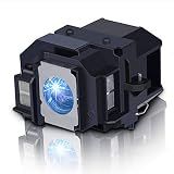 Sunnypro Lâmpada De Projetor Elplp58 V13h010l58 Para Epson Powerlite Hc 705hd Powerlite Apresentador Powerlite S10+ Powerlite S7 Powerlite S8 Powerlite S8+ Powerlite S9 Powerlite W7 Powerlite X9
