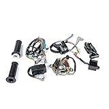 SUNQIAO Pw50 Estator Acelerador Cdi Unidade De Controle Manoplas Fio Chicote Kit Alavanca De Freio Para Py50 Peewee 50Cc Y Zinger Kid Bikes