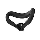 SunshineFace Silicone Face Cover Sweatproof Washable Pad Cushion Compatible With Oculus Quest 2 VR Headset