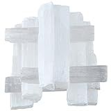 SUNYIK Lote De Pedras Preciosas Com Cristal De Quartzo Natural Selenite Sticks 2 8 3 5 Pack Of 5 5