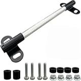 SUONE Conjunto De Suporte De Eixo De Carrinho De Mão Resistente Compatível Com Eixos De Carrinho De Mão De 5 20 3 Cm 25 4 Cm X 1 6 Cm E Suportes De 5 3 Cm X 8 4 Cm Inclui Parafusos E Porcas E