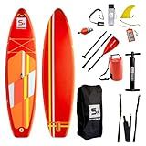 SUP Face Prancha De Remo 10 8 Prancha De Stand Up Paddle Inflável Acessórios De Prancha De Sup Premium Completos Pranchas De Stand Up Paddle Infláveis Estáveis Para Jovens Adultos De Todos Os Nívei
