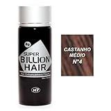 Super Billion Hair Maquiagem Capilar Disfarce Para Calvície 8 Gramas Castanho Médio