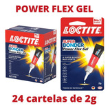 Super Bonder 2 Gr Power Flex Gel Caixa C 24 Unidades 